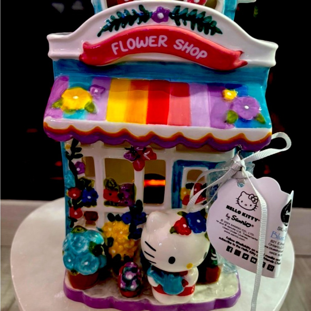 Blue sky hello kitty flower shop Bnwt
